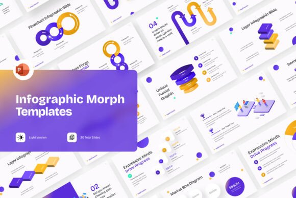 Download Infographic Slides PowerPoint Template - Infograph Collection