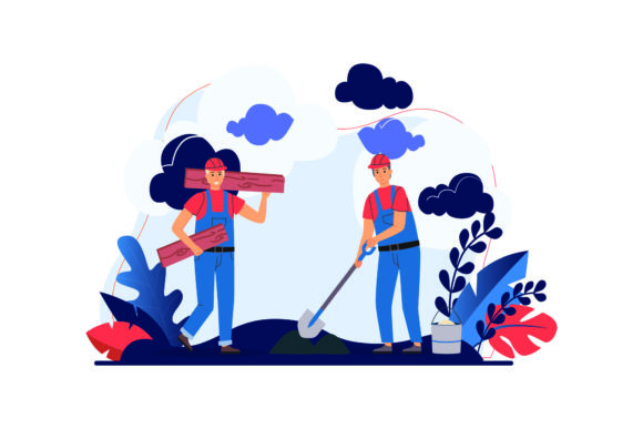 Download Flat Illustration Asset - Construction - Construction Collection
