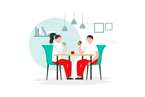 Download Illustration of Casual Chat - Casual Collection