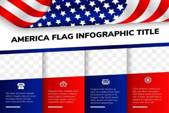 Download America Flag Infographic Poster - Infograph Collection