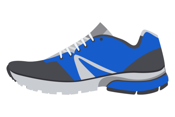 Download Blue Sneaker Icon. Sport Shoe. Casual Fo - Casual Collection