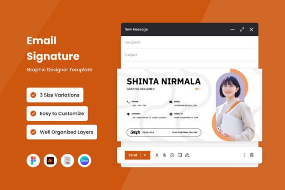 Download Graphic Designer - Email Signature Templ - Graph Collection