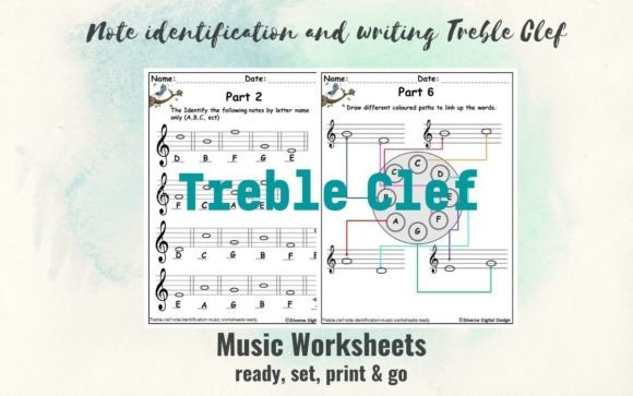 Download Note Identification Treble Clef Graphic - Graph Collection