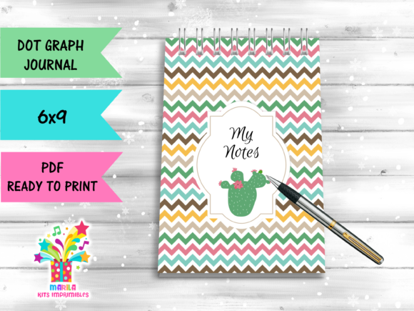 Download CACTUS PRINTABLE NOTES Dot Graph Journal - Graph Collection