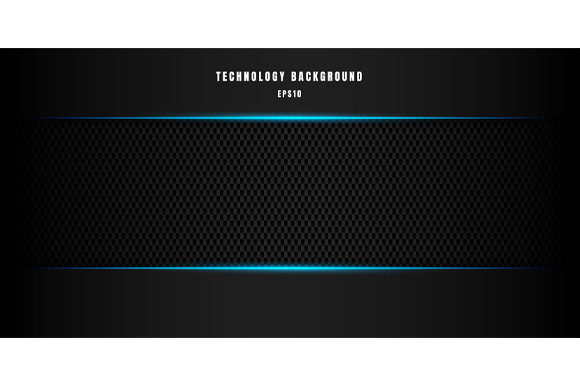 Download Technology Black Metallic Blue Lighting - Light Collection