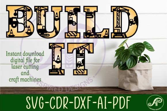 Download Construction Theme Alphabet Set. 2 Layer - Construction Collection